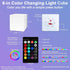 BALMOST 6-in Dimmable 16 4 LED Cube Night Light, Rechargeable LED Light Cube w/Remote, RGB Color Changing Modes Light