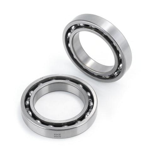 XIKE 2 Pcs 6909 C3 Deep Groove Bearing 45x68x12mm,Chrome Steel Open C3 Clearance Bearing for Industrial Wheels,Pump and Gear Equipment.