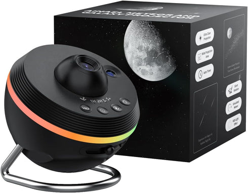 Galaxy Projector, Star Projector Home Planetarium with 1 Glass Projection Disc, 180