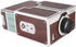 TOPINCN 8X Mini DIY Smartphone Projector, Magnification, Portable Home Cinema Mobile Phone Projector Smart Portable