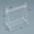 stonylab Pipette Rack, Detachable Plexiglass Pipette Holder Stand Pipet Rack with 1.5 cm Hole Diameter