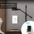 MOES WiFi Smart Wall Outlet, 15A Divided Control 2 in 1 Socket with USB, Compatible with Alexa & Google Home, ETL