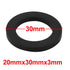 uxcell Nitrile Rubber Flat Washers 30mm OD 20mm ID 3mm Thickness, Pack of 30