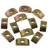 M8 Half Moon Nut DGZZI 12PCS, 30mm M8 Half Moon Washers Spacer for Furniture Hardware Accessories