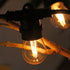 25 Pack S14 LED Replacement Light Bulbs, Shatterproof Outdoor String Bulbs, 2W Equivalent 20W, E26 Base