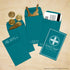 LUXPaper #1 Coin Envelopes, 2 1/4" x 3 1/2", Teal, 80lb Text, 50 Qty