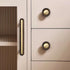 2 3 3/4 Pcs in Cabinet Door Solid Wood pulls Simple Cabinet Bedside Table Pure Copper Door Handles