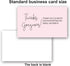 KORTTITALO 50 Package 3.5 2 Inches. Thank You for Supporting My Small Business Cards, Appreciation Note Cards, Insert