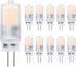 YUIIP G4 LED Light Bulb 2W AC/DC 12V Warm White 2700K Bi-Pin Base Lamp for Landscape Chandelier Lighting, Pack of 10