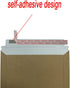 Rigid Mailers 30 Pack, 9.5 x 12.5 inches Brown Self Seal Stay Flat Bulk Cardboard Kraft Mailers