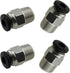 10PCS Pneumatic Fitting Push in Fitting Pneumatic Connector Black PC4-M10 Pneumatic Threaded Straight Through Quick Release Fitting for 3D Printer Through Hole by SQXBK