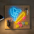 Dimmable Finger Skateboards Neon Sign for Wall Decor, Skateboard LED Fingerboard Neon Light for Kids, Teens, Adults