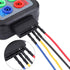 Banana Plug Jumper Wires Kit, 16pcs 4mm Stackable Breadboard Jumper Test Lead, Male to Female for Electrical Testing