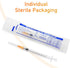 1ml Disposable Luer Lock Syringes with 25G 1 Inch Needle, Individual Package - Pack of 20