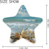 ALAZA Starfish Seashell Rose Flower Star Shaped LED Night Light Dusk to Dawn Sensor Plug in Night Home Decor Desk Lamp