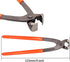 9 inch Ear Clamp Pliers Tool Carbon Steel Single Ear Clamp Pincer Pinch Clamp Pliers Ear Hose Clamps Tool Clamp Crimping Tool Nail Puller Remove Clamp Crimp Pliers(Upgrade) by Qovydx