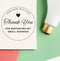 Personalized Thank You Stamp for Small Business, Custom Pre-Inked Handmade with Love