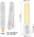 Counter Sensor,24 180Lumens BIGMONAT Battery Operated Lights Shelf Cabinet Light,Portable Tabletop Lamp Stick on