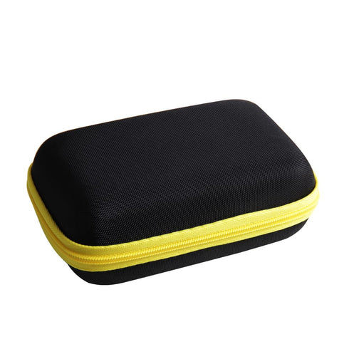 Hermitshell Hard Travel Case for FNIRSI Geiger Counter Nuclear Radiation Detector - Black+Yellow Zipper