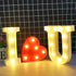 M Size LED Alphabet Light Up Sign for Home & Party Decor
