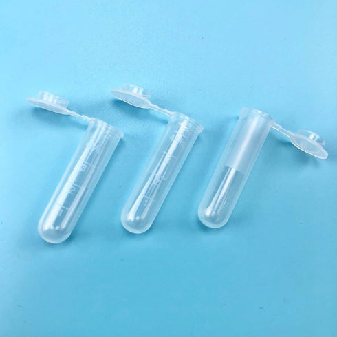 50 Pack 5ml Plastic Sample Vials, Test Tubes with lids, Vial Tube Storage Container for Liquid Fragrance Beads