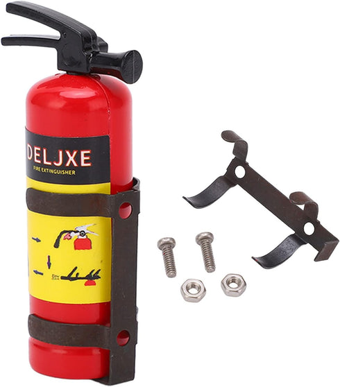 Naroote 1/10 SCX10 Small Fire Extinguisher, Scale RC Car Accessories RC Car Fire Extinguisher Simulation Design Vivid