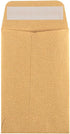 LUXPaper #4 Coin Envelopes | Peel & Press | 3'' x 4 1/2'' | Gold Metallic | 50 Qty