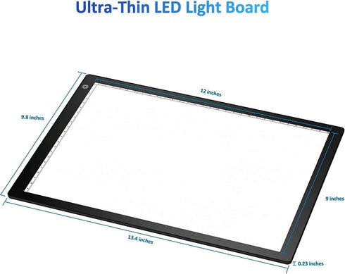 Ultra-Thin A4 Slide Viewer Light Box, USB Powered Scanner for Photo Slide and Film Negative Scanning, Artist Sketching