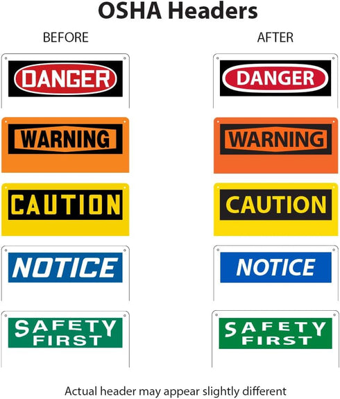 Accuform "Caution Watch for Forklift Traffic" Safety Sign, Plastic, 7 x 10 Inches