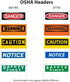 Accuform "Caution Watch for Forklift Traffic" Safety Sign, Plastic, 7 x 10 Inches