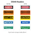 Accuform MWLD009VP Plastic Safety Sign, "Danger Welding Area", 7" x 10" x 0.055", Red/Black on White