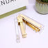 Stapler and Tape Dispenser Kit, Acrylic Desk Organize Accessories, Clear Tape Dispenser, Gold Stapler