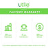 Utile 100ml Glass Beaker Set, 24pcs of 3.4oz Upgraded Thickening Chemical Beakers with Printed Graduation