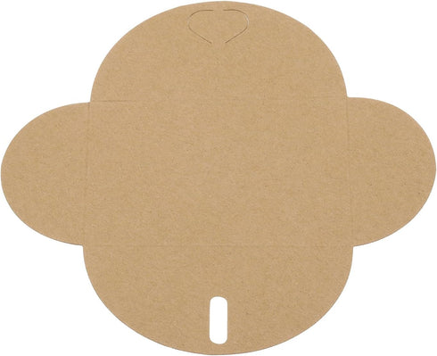 PATIKIL Gift Card Envelopes, 12 Pack Heart Shaped Clasp Mini Envelope for Birthdays, Weddings, Coffee