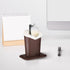 2pcs Eyeglass Holder - Plush Lined PU Leather Glasses Stand Case for Desk Nightstand, Protective Storage Organizer