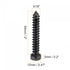 uxcell Hex Lag Screws 5/16" x 2" Carbon Steel Phillips Head Half Thread Self-Tapping Bolts for Deck Building or Joining Lumber 10pcs