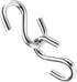 Axe Sickle 304 Stainless Steel 3 Inch S Hooks - Heavy Duty Hanging Hook for Utility Use, Loads up to 550 lbs, 4 Pcs
