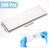 200 Marspark Pcs Fingerprint Lifting Pads Fingerprint Lifting Tape Finger Print Forensic Science Kit Clear for Forensic