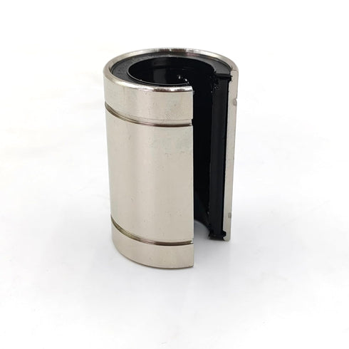LM12UUOP Linear Ball Bearings: Open Type Nickel Plated 12mm Bore Dia, 21mm OD, 30mm Length Pack of 4pcs