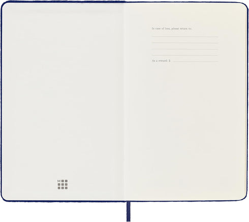 Moleskine Limited Edition Velvet Notebook, Hard Cover, Large (6" x 9"), Ruled/Lined, Iris Purple, 240 Pages
