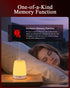 Generic 670nm 2 3 2H Red Light Night Light for Bedroom - Sleep-Enhancing Lamp, Color Mode, Brightness Level, Touch