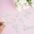 Zorveiio 100 Pcs Hinged Screw Cover Caps Plastic Shutter Caps Small Snap Covers, Hinged Washer Flip(Small,White)