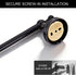 16-29 Inches Towel Racks for Bathroom, NEWRAIN Adjustable Retractable Brass Towel Bar, Oil Rubbed Bronze Wall Mounted