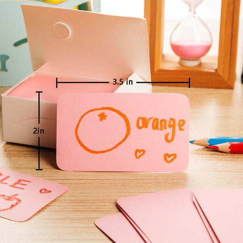 ZOOYOO Blank White Cardboard Message Card - Business Card 100 PCS (White)