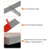 U-Shape Edge Banding 1-1/4" x 9.8ft, Self Adhesive TPE Flexible Veneer Edging for Furniture Cabinet Repair, Gray