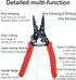 JRready Wire Accessory Tool, Electronic System Connector Application Tool, Multi-Function Precise Stripper