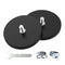 Magnetpro 2 Pieces Strong Rubber Coated Mounting Magnets Anti-Scratch & Anti Corrosion,