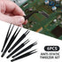 6PCS Precision Tweezers Set, Upgraded Anti-Static Stainless Steel Tweezers for Electronics, Soldering, Jewelry-Making
