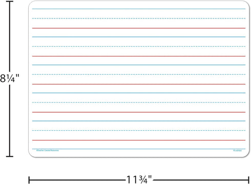 Teacher Created Resources Pack of 10 Double-Sided Writing Dry Erase Boards