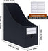 Magazine File Holder (6 Pack) – Cardboard Document Organizer for School, Office, Home Magazine Storage